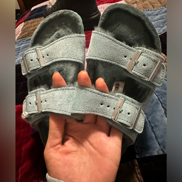 Birkenstock Arizona shearling sandals - Picture 4 of 7